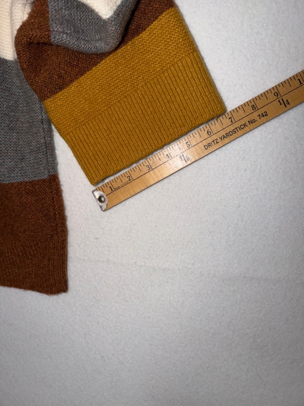 Madewell Color Block Striped Knit Crewneck Sweater - Picture 9 of 9